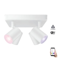 WiZ - LED RGBW dimmbare Einbauleuchte IMAGEO 4xGU10/4,9W/230V 2200-6500K Wi-Fi CRI 90 weiß
