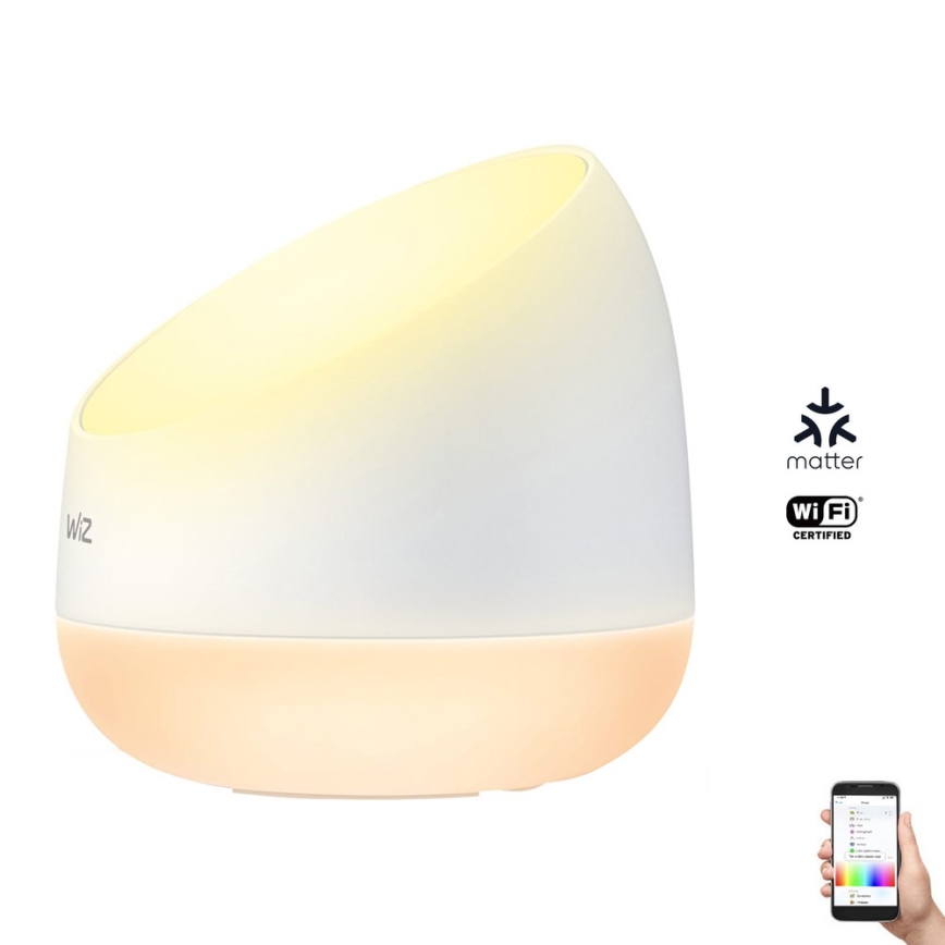 WiZ - LED RGBW Dimmbare Tischleuchte SQUIRE LED/9W/230V 2200-6500K Wi-Fi