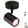 WiZ - LED RGBW Dimmbarer Strahler IMAGEO 1xGU10/4,9W/230V CRI 90 Wi-Fi schwarz
