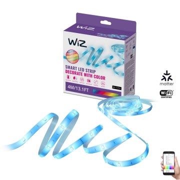 WiZ - LED RGBW dimmbarer Streifen 4m LED/6,5/230V 2700-6500K Wi-Fi