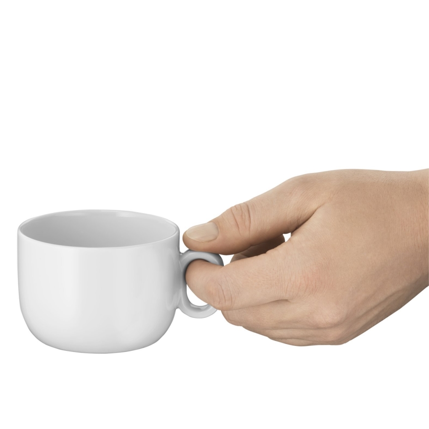 WMF - SET 2x Cappuccino-Tasse mit Untertasse BARISTA 160 ml weiß