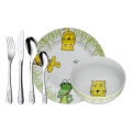 WMF - Kindergeschirr und -besteck SAFARI 6-teilig