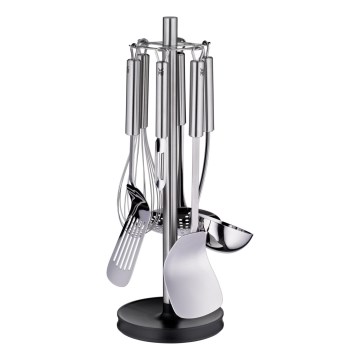WMF - Profi Plus Küchenhelfer-Set im Ständer, 7-teilig, Edelstahl