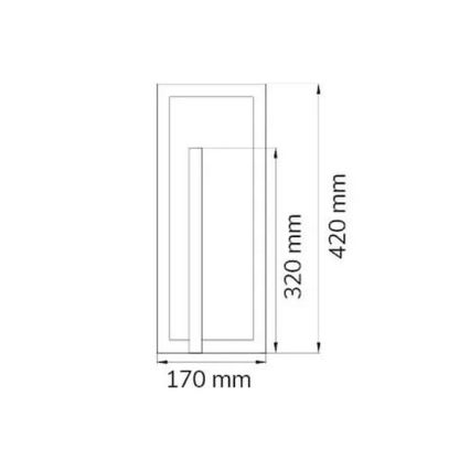 Wofi 11026 - Dimmbare LED-Tischlampe ZENIT LED/11W/230V