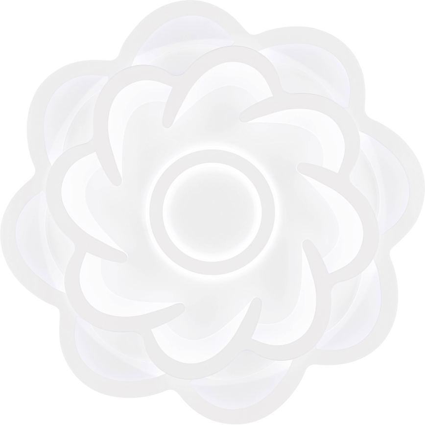 Wofi 11213 - Dimmbare LED-Deckenleuchte ICA LED/52W/230V 2700-5500K + Fernbedienung