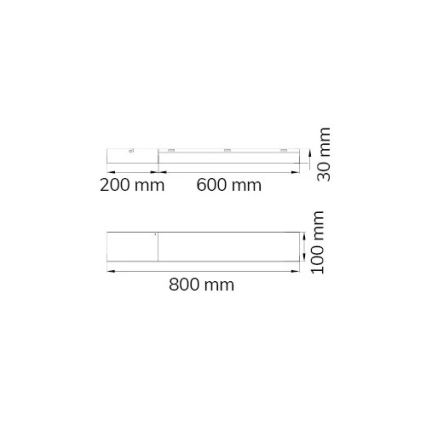 Wofi 11277 - SET 3x Dimmbare LED RGBW- Deckenleuchte FOURLIGHTS LED/30W/230V + Fernbedienung