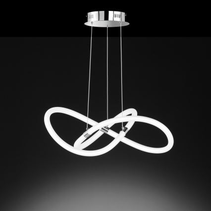 Wofi 11348 - LED dimmbare Hängeleuchte an Seil MIRA LED/39W/230V 3000K