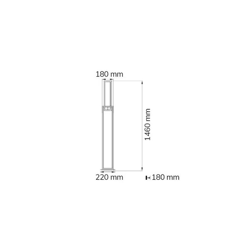 Wofi 11373 – Dimmbare LED-Stehleuchte MURIEL LED/33W/230V 3000K