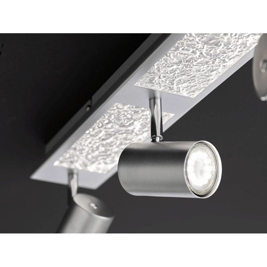 Wofi 11591 - LED Einbauleuchte BALI 3xGU10/5W/230V + 2xLED/6W/230V 3000K