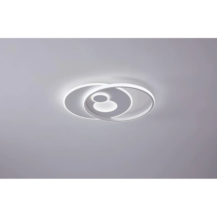 Wofi 11621 – Dimmbare LED-Deckenleuchte AKON LED/38W/230V 2700-5500K + Fernbedienung