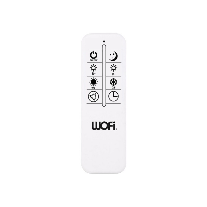 Wofi 11621 – Dimmbare LED-Deckenleuchte AKON LED/38W/230V 2700-5500K + Fernbedienung