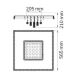 Wofi 11638 – Dimmbare LED-Deckenleuchte MEDLEY LED/51,5W/230V 2800-5500K + Fernbedienung