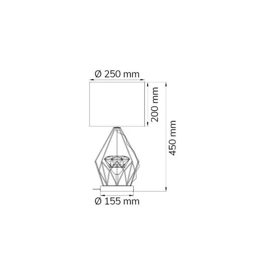 Wofi 11977 - Dimmbare LED-Tischlampe AMY LED/10W/230V