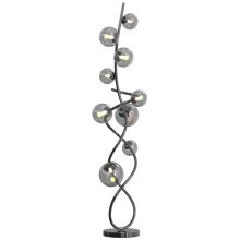 Wofi 3014-905 - LED-Stehlampe NANCY 9xG9/3,5W/230V schwarz Chrom