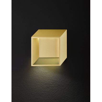 Wofi 4416.01.15.8000 - LED-Wandbeleuchtung QUEBEC LED/5,5W/230V 3000K golden