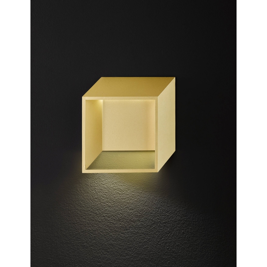 Wofi 4416.01.15.8000 - LED-Wandbeleuchtung QUEBEC LED/5,5W/230V 3000K golden