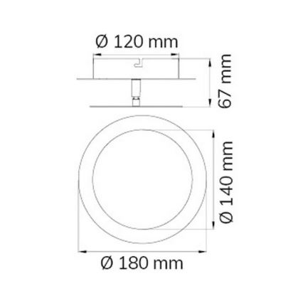 Wofi 451701709000 - LED-Wandleuchte SLIGO LED/6W/230V matt Chrom