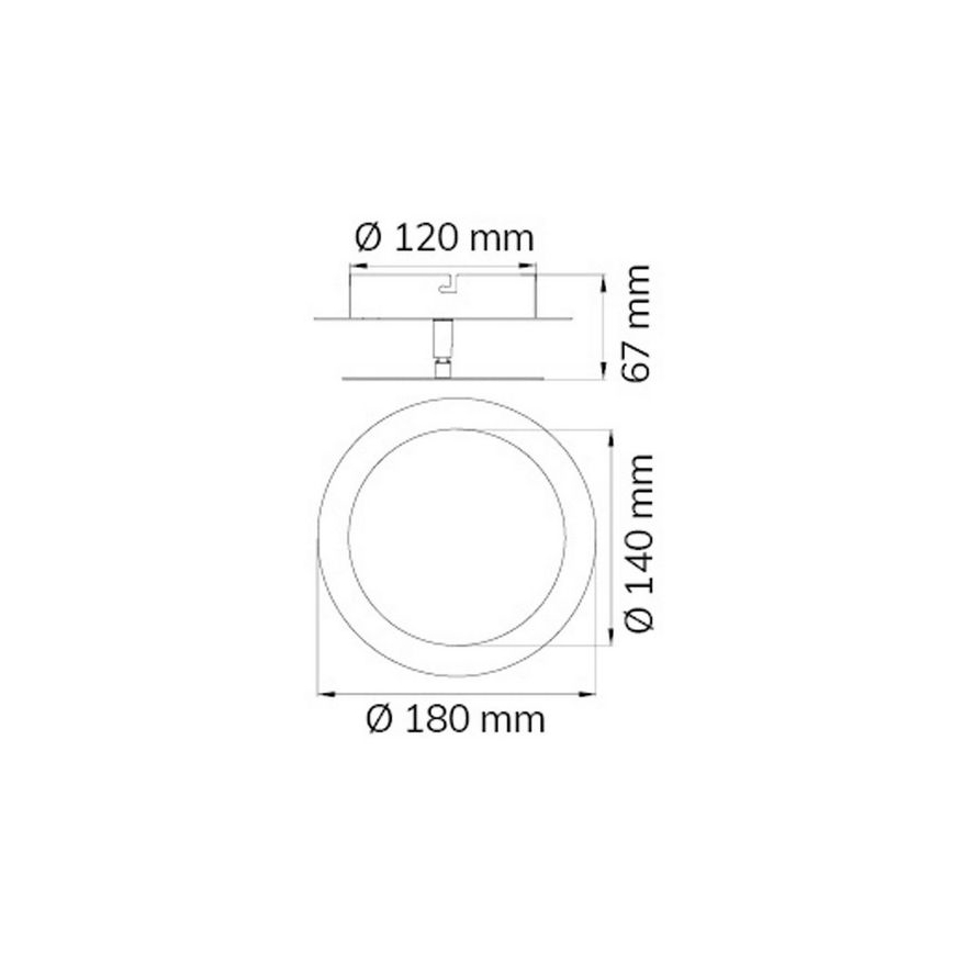Wofi 451701709000 - LED-Wandleuchte SLIGO LED/6W/230V matt Chrom