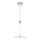 Wofi 6120.01.54.0000 - Dimmbare LED-Hängeleuchte an Schnur ROMA LED/21,6W/230V