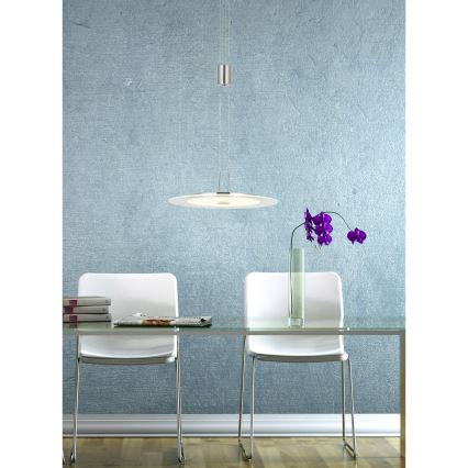 Wofi 6120.01.54.0000 - Dimmbare LED-Hängeleuchte an Schnur ROMA LED/21,6W/230V