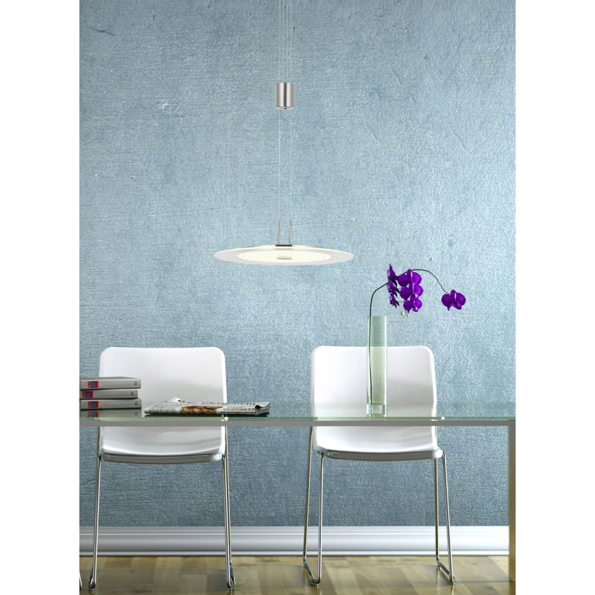 Wofi 6120.01.54.0000 - Dimmbare LED-Hängeleuchte an Schnur ROMA LED/21,6W/230V