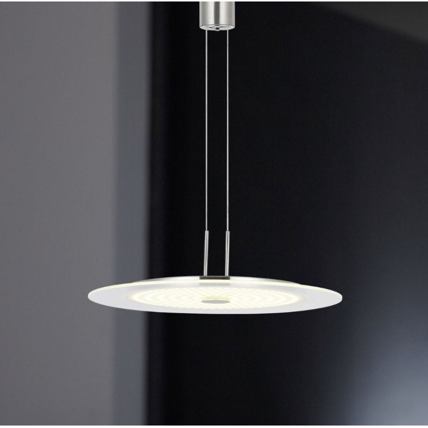 Wofi 6120.01.54.0000 - Dimmbare LED-Hängeleuchte an Schnur ROMA LED/21,6W/230V