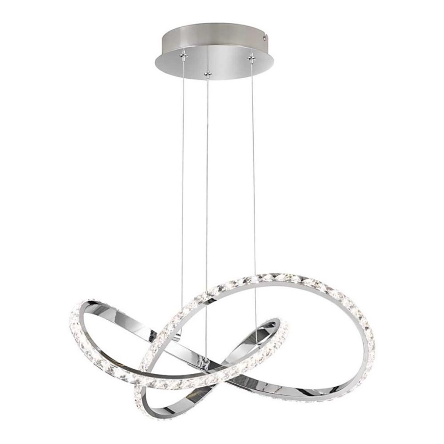 Wofi 6912.01.01.7000 - Dimmbare LED-Hängeleuchte an Schnur PRISMA LED/25W/230V