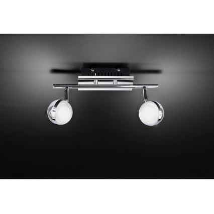 Wofi 7740.02.01.1000 - LED-Strahler FULTON 2xLED/6W/230V 3000K