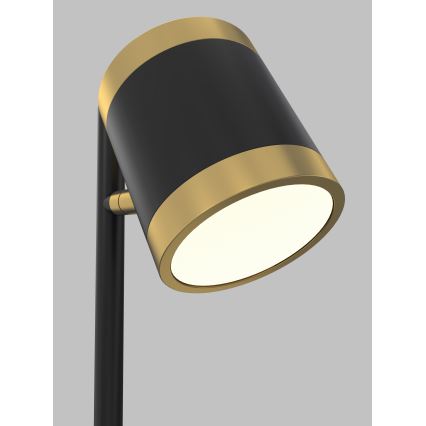 Wofi 8003-104S - Dimmbare LED-Tischlampe TOULOUSE LED/10W/230V schwarz/golden