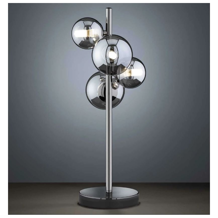 Wofi 8014.04.24.9000 - LED-Tischlampe VILLA 4xG9/3W/230V schwarz