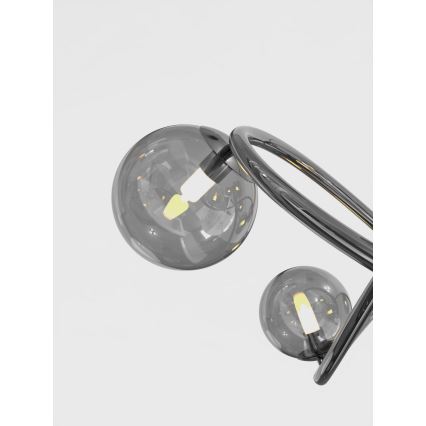 Wofi 8014-205 - LED-Tischleuchte NANCY 2xG9/3,5W/230V schwarz/glänzendes Chrom