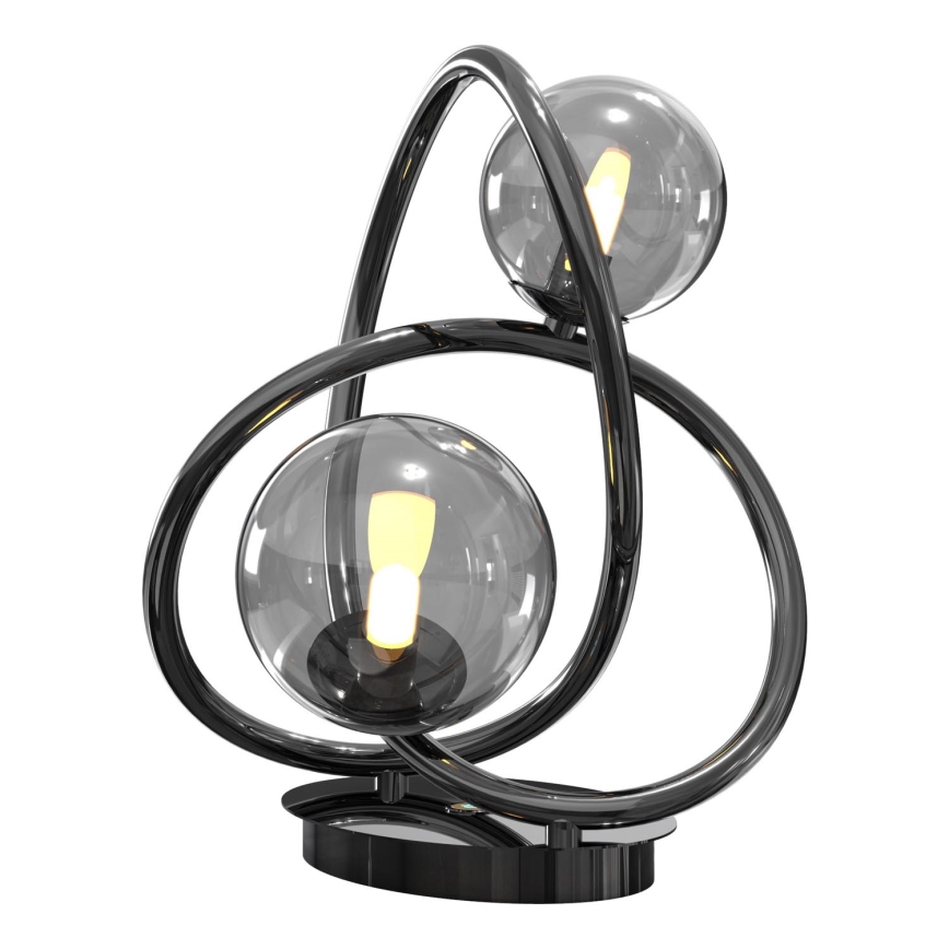 Wofi 8014-205 - LED-Tischleuchte NANCY 2xG9/3,5W/230V schwarz/glänzendes Chrom