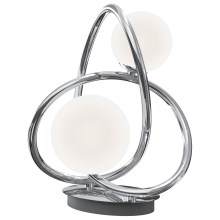 Wofi 8014-207 - LED-Tischlampe NANCY 2xG9/3,5W/230V glänzendes Chrom