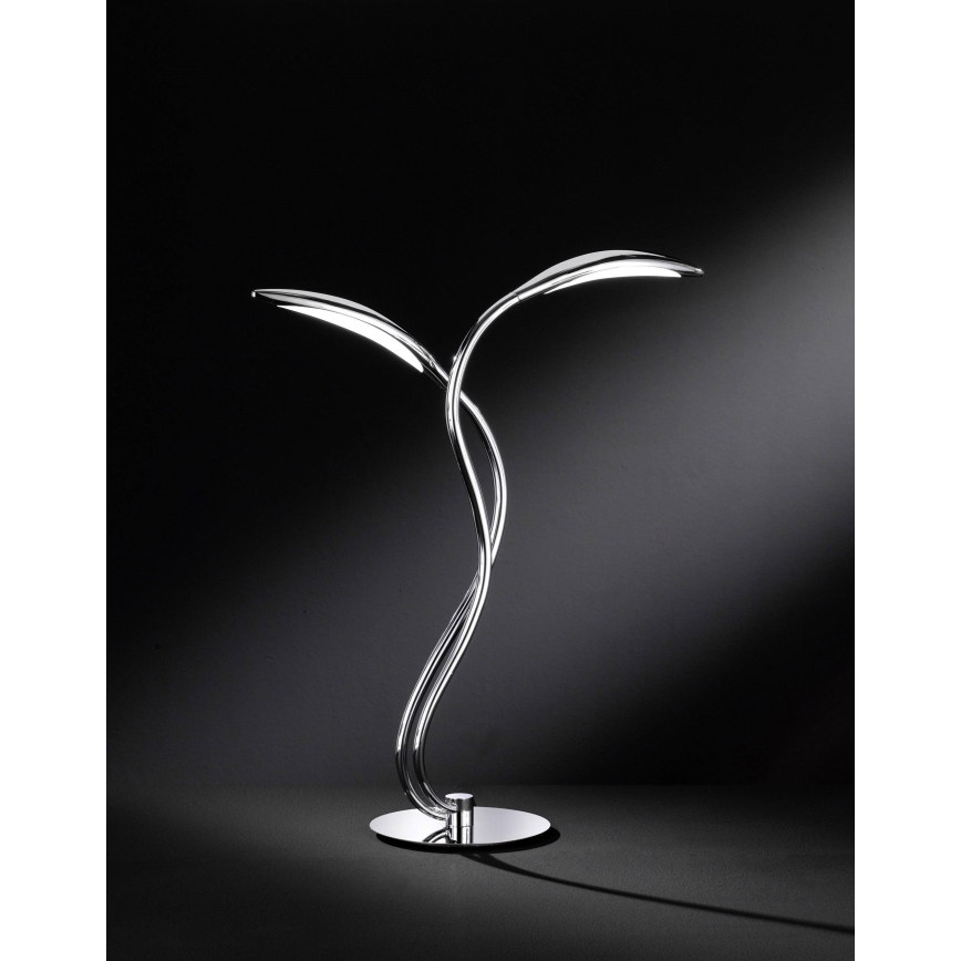 Wofi 8326.02.01.5000 - Dimmbare LED-Tischlampe mit Touch-Funktion HAMPTON 2xLED/5,2W/230V