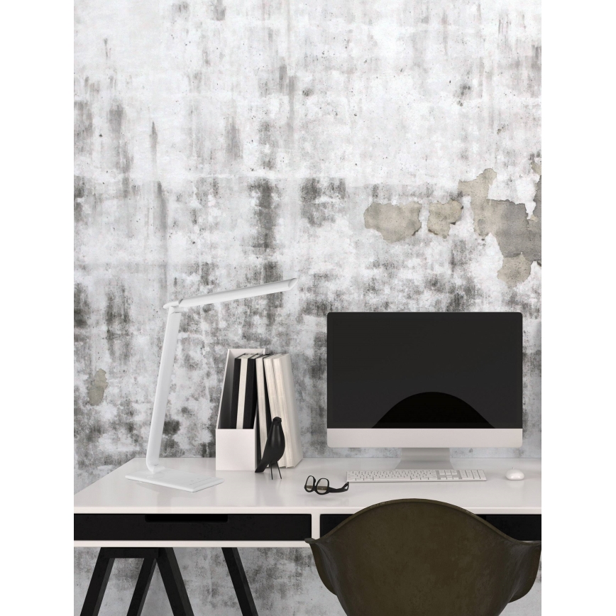 Wofi 8469.01.01.0000 - LED dimmbare Touch-Tischlampe TUBAC LED/7W/230V 3000-6500K Weiß