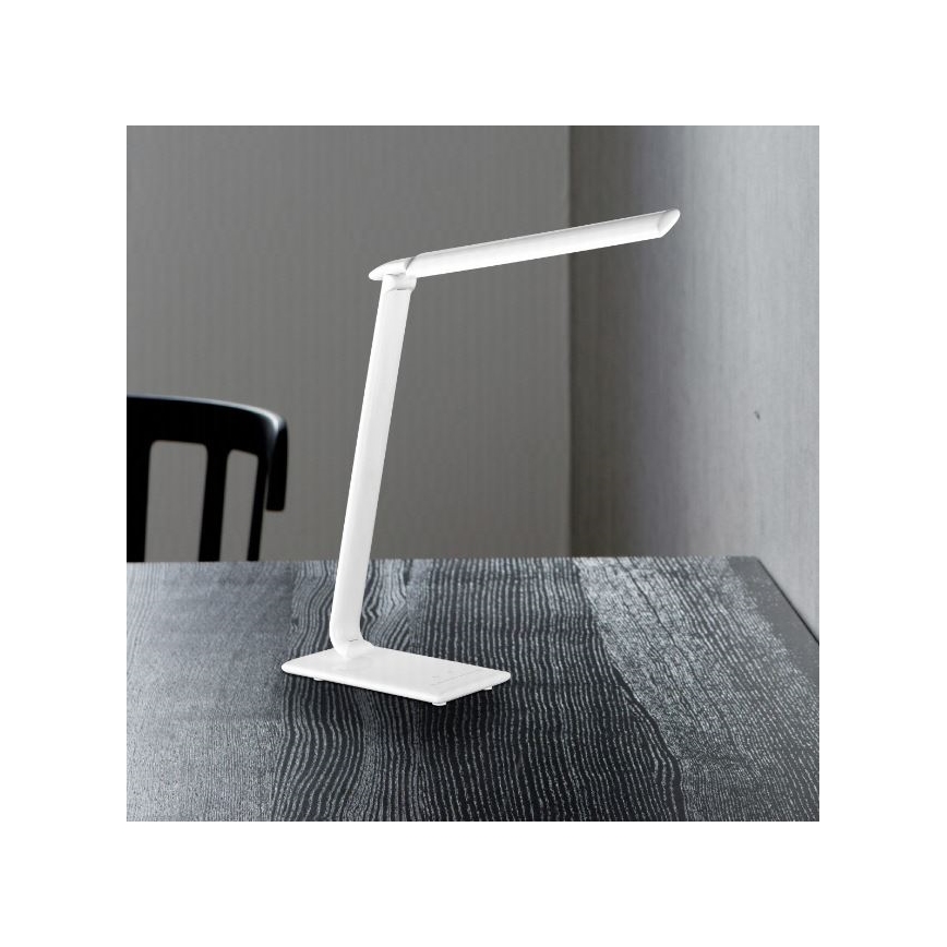 Wofi 8469.01.01.0000 - LED dimmbare Touch-Tischlampe TUBAC LED/7W/230V 3000-6500K Weiß