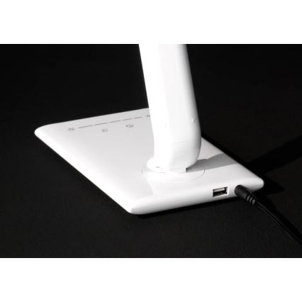 Wofi 8469.01.01.0000 - LED dimmbare Touch-Tischlampe TUBAC LED/7W/230V 3000-6500K Weiß