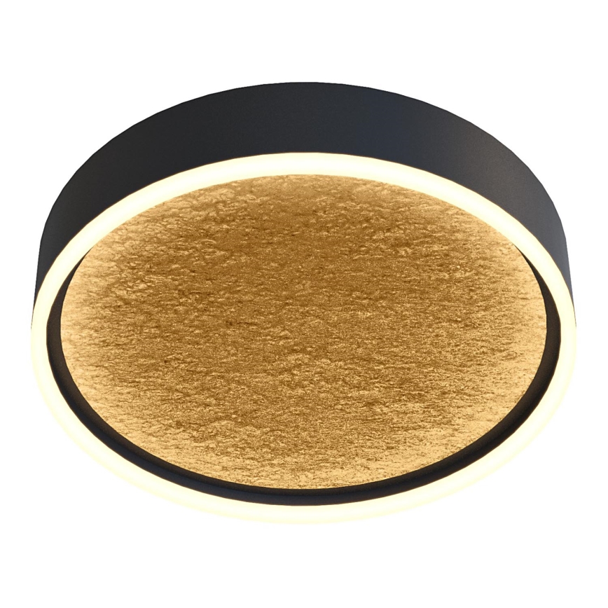 Wofi 9002-104M - LED dimmbare Deckenleuchte BORDEAUX LED/37W/230V schwarz/gold