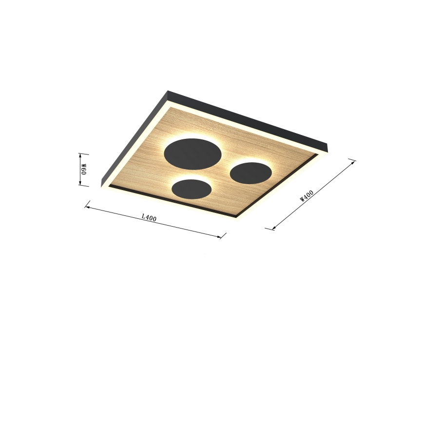 Wofi 9012-306S - LED dimmbare Deckenleuchte DIJON LED/26W/230V