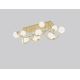 Wofi 9014-1201 - LED-Aufbauleuchte NANCY 12xG9/3,5W/230V golden/weiß