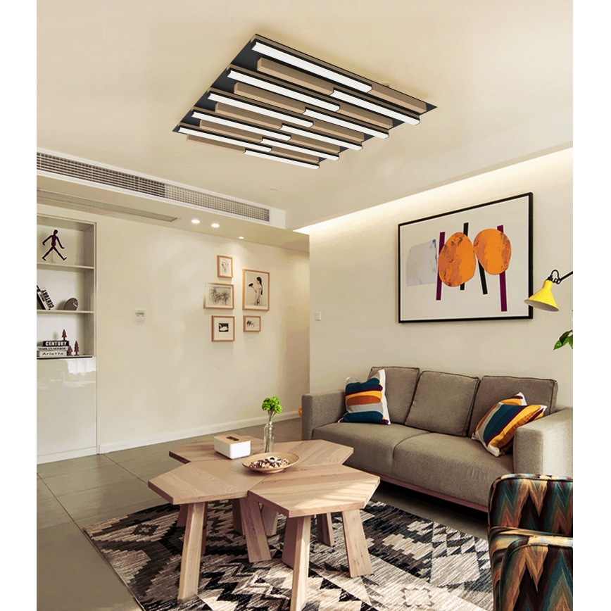 Wofi 9031-1006 - LED dimmbare Deckenleuchte PALERMO LED/40W/230V Gummibaum