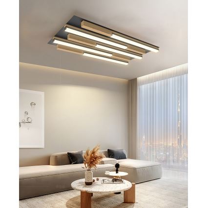 Wofi 9031-506S  - Dimmbare LED-Deckenleuchte PALERMO LED/34W/230V Gummibaum