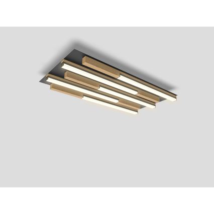 Wofi 9031-506S  - Dimmbare LED-Deckenleuchte PALERMO LED/34W/230V Gummibaum