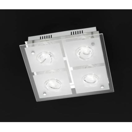 Wofi 9105.04.01.6300 - LED-Deckenleuchte TYRA 4xLED/4W/230V