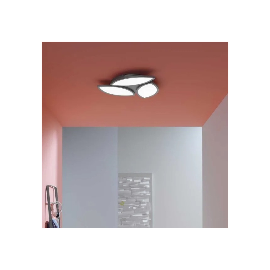 Wofi 9486.03.70.8680  – Dimmbare LED-RGBW-Deckenleuchte KIRK LED/22W/230V Wi-Fi + Fernbedienung