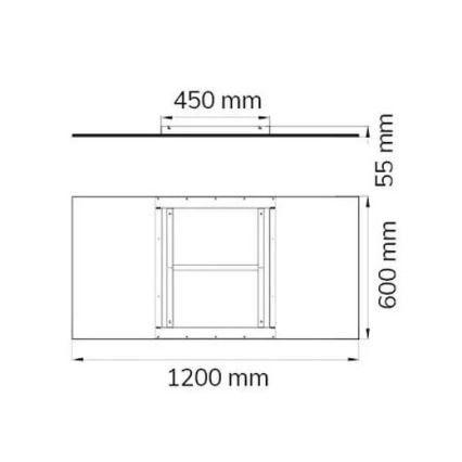 Wofi 9693.01.70.5200 - Dimmbare LED-Deckenleuchte LIV LED/44W/230V 2800-5500K + Fernbedienung