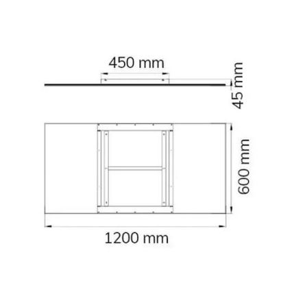 Wofi 9693.01.70.6200 - Dimmbare LED-Deckenleuchte LIV LED/44W/230V 2800-5500K + Fernbedienung