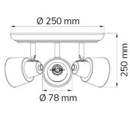 Wofi 984303069000 - Strahler ASYA 3xGU10/28W/230V