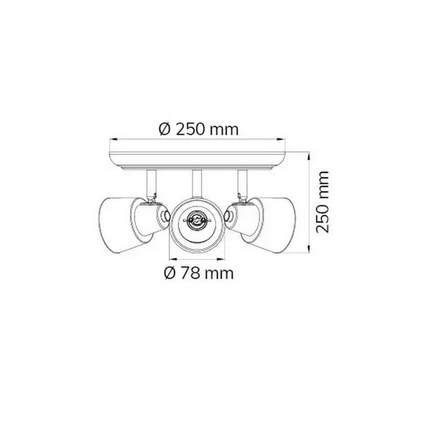 Wofi 984303069000 - Strahler ASYA 3xGU10/28W/230V