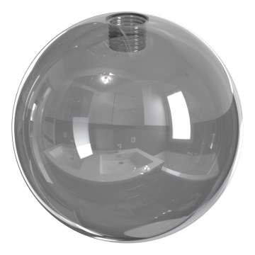 Wofi - Ersatzglas für Hängeleuchte, Tischleuchte, Stehleuchte und Wandleuchte VILLA d 15 cm grau